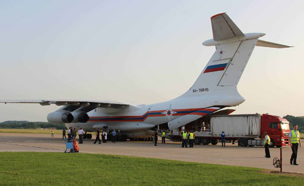 Руски спасиоци ко запете пушке